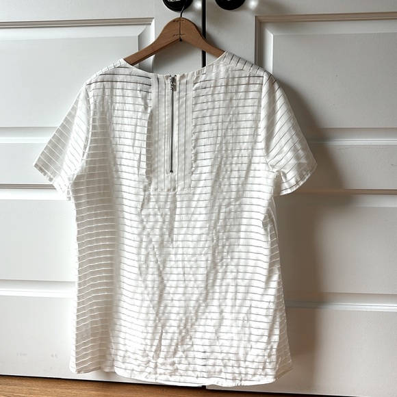 J Crew White Top size 8 - Picture 4 of 5